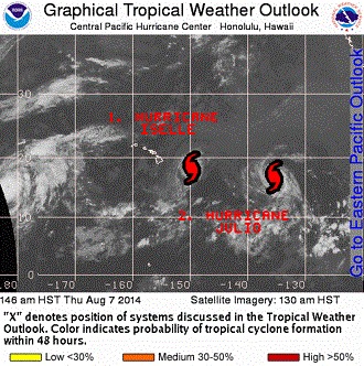 Hawaii prepares for direct hit from Hurricane Iselle 2 080714 hi hurricanes nws