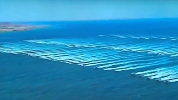 Iran bombs 'mock' US Aircraft Carrier in naval drills 2 5