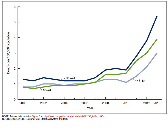 US heroin-related deaths quadruple since 2000, statistics show 2 28
