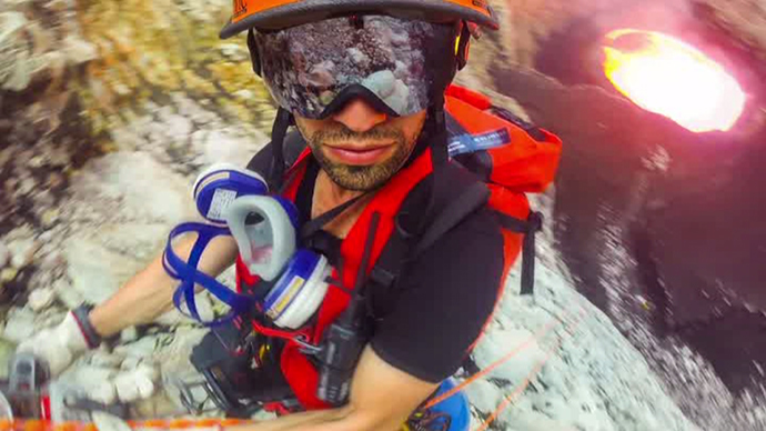 Filmmaker descends into fiery active volcano 2 1