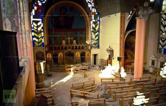 Syrian rebels caught desecrating Christian churches 2 i12a98377b535ec42b074e9c3bef295aa syria rebels