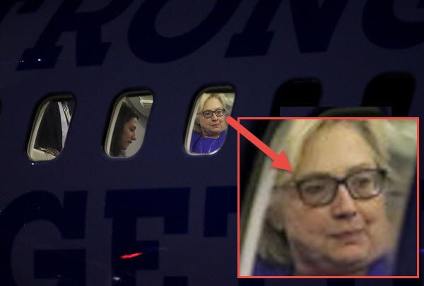 More Hillary Health Issues Surface, DNC Set to Replace Her, VICTORY FOR TRUMP! 5 On September 8th, just 3 days before her 9/11 NYC collapse, she was photographed wearing prism glasses again.