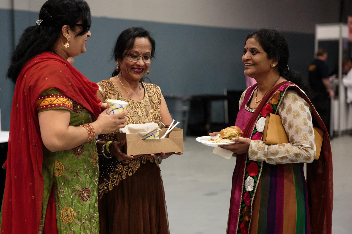 THOUSANDS of INDIANS Attend Trump Speech, ZERO MEDIA COVERAGE! 3 indians for trump2