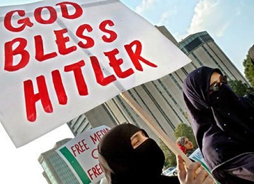 God bless hitler Muslim woman image God bless hitler Muslim woman image