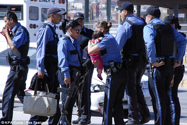 Three members of U.S. consulate in Mexico gunned down by drug cartel hit-squad 1 The couple's one-year-old daughter,