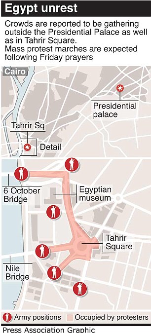 Mubarak 'leaves Cairo' as protesters descend on palace 5 article 1355902 0D22903C000005DC