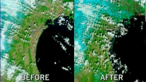 Japan earthquake and tsunami: Earth's day length shortened as axis tilted by 25cm 3 article 1365821 0B295D8800000578