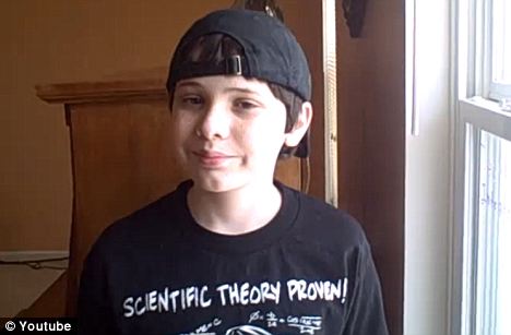 Jacob Barnett,12, with higher IQ than Einstein develops his own theory of relativity 2 article 0 0B51E29700000578