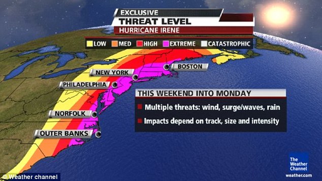 New York mayor evacuates city ahead of Irene 4 article 2028553 0D93818800000578