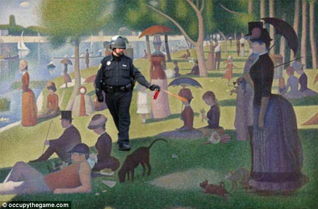 Occupy protest Cop becomes an Internet Craze after Pepper Spraying 1 article 0 0EEB7FDF00000578