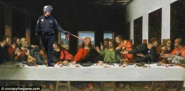 Occupy protest Cop becomes an Internet Craze after Pepper Spraying 4 article 2065419 0EEB7F8E00000578