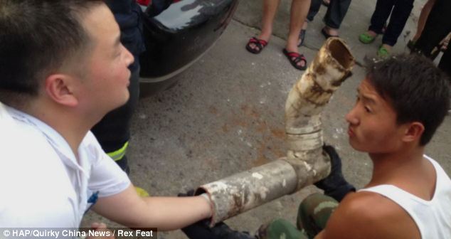 Chinese baby boy Rescuted after mother flushes him down the Toilet 12 article 2331941 1A08DE0C000005DC