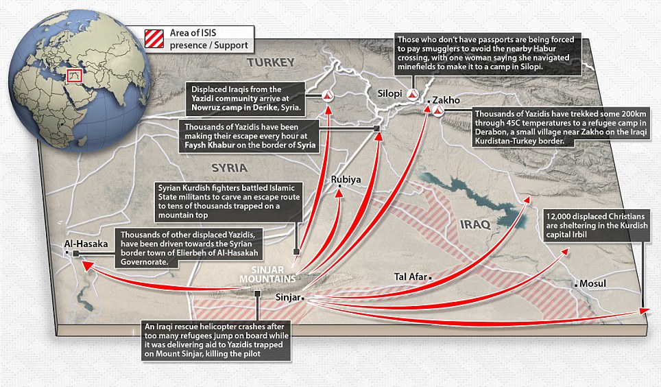 ISIS want to impregnate Yazidi women and smash blond bloodline 4 article 2723846 2080D8A100000578
