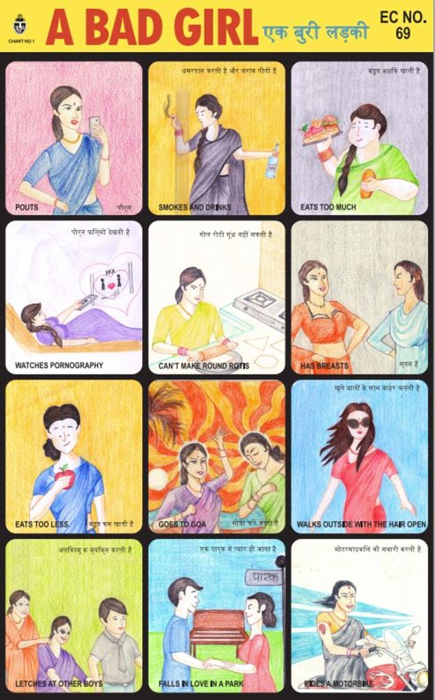 Girls wearing lipstick or having an iPhone are labeled BAD in India 1 26C4291100000578 0 image a 41 1426682327262