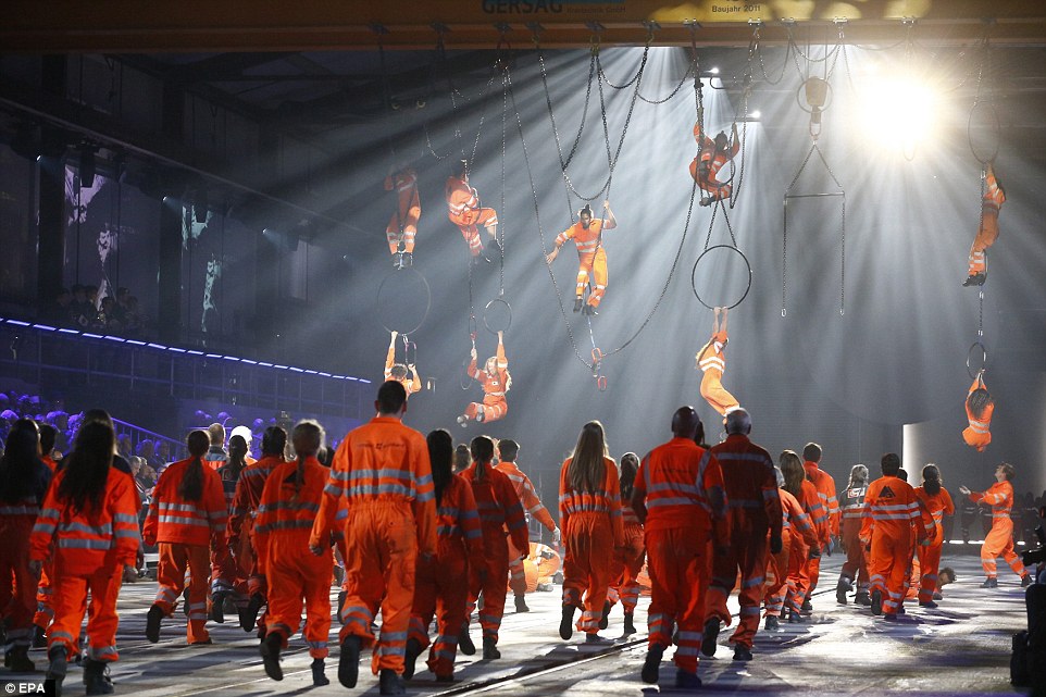 Switzerland marks opening of world's longest rail tunnel with Satanic Ritual 3 34D17A1500000578 3620446 image a 9 1464807455591