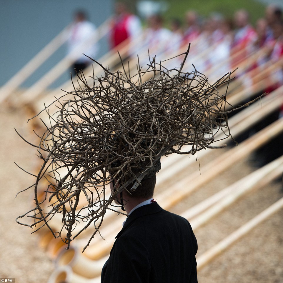 Switzerland marks opening of world's longest rail tunnel with Satanic Ritual 8 34D1DA6700000578 3620446 image a 28 1464807671957