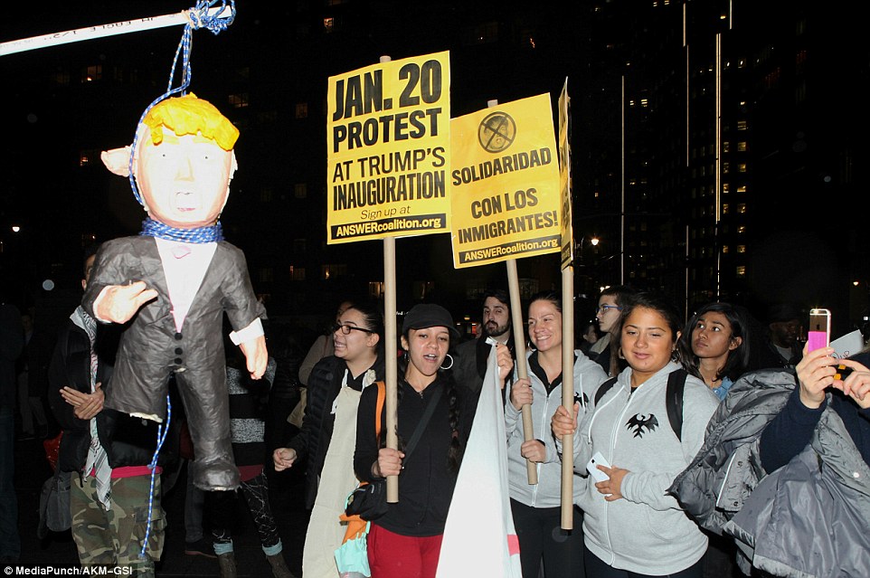 Riots Getting out of Control, They are now shouting "Kill Trump" 18 3A37429100000578 3922098 image a 36 1478739525870