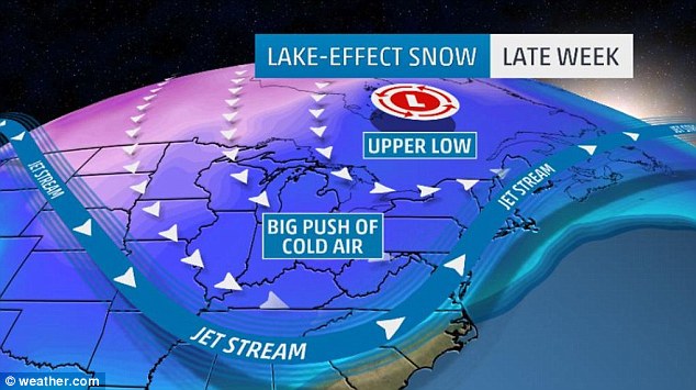 Chicago breaks 1940 snowfall record as US is struck by Heavy Winter 2 3B1C0EBC00000578 0 image a 5 1481053749011