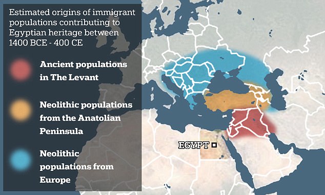 New DNA study finds Ancient Egyptians were European whites, not black Africans 1 40F058CE00000578 4555292 image a 21 1496156728501