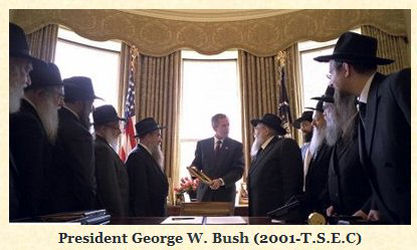 President Bush with Chabad President Bush with Chabad