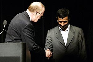 Mahmoud Ahmadinejad’s recent visit in the USA 2 iran and bollinger