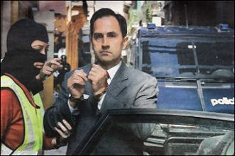 Spain Abolishes Thought Crime Law - Holocaust Can Finally be Debated in Spain 1 pedro varela in handcuffs