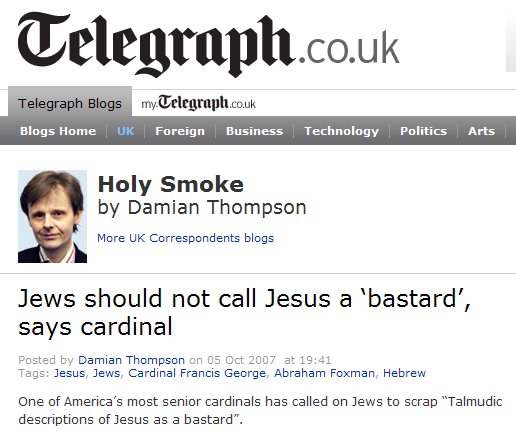 Leading American Cardinal Protests Talmudic Hatred Against Jesus 2 screenhunter 16