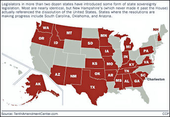 Edgar J. Steele on the States Sovereignty Movement and Running for Governor of Idaho 1 states rights secession map