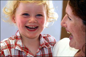 Save the Planet - Sterilize Yourself 1 mother son smiling