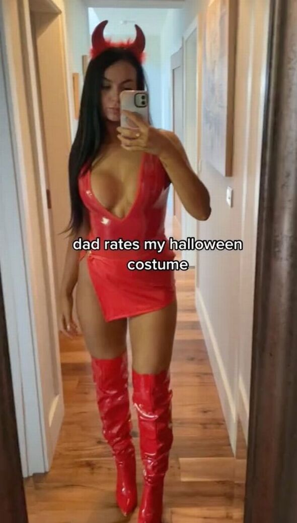 Irish woman dressed in hot Halloween costume shocks TikTok after flirting with her Father on video 2 4372731
