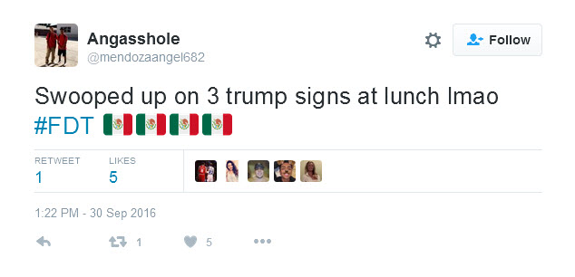 Mexicans Beat California Woman in Her Yard for Trump Sign Then Proudly Post Video Online 2 Angel Mendoza Swooped Signs