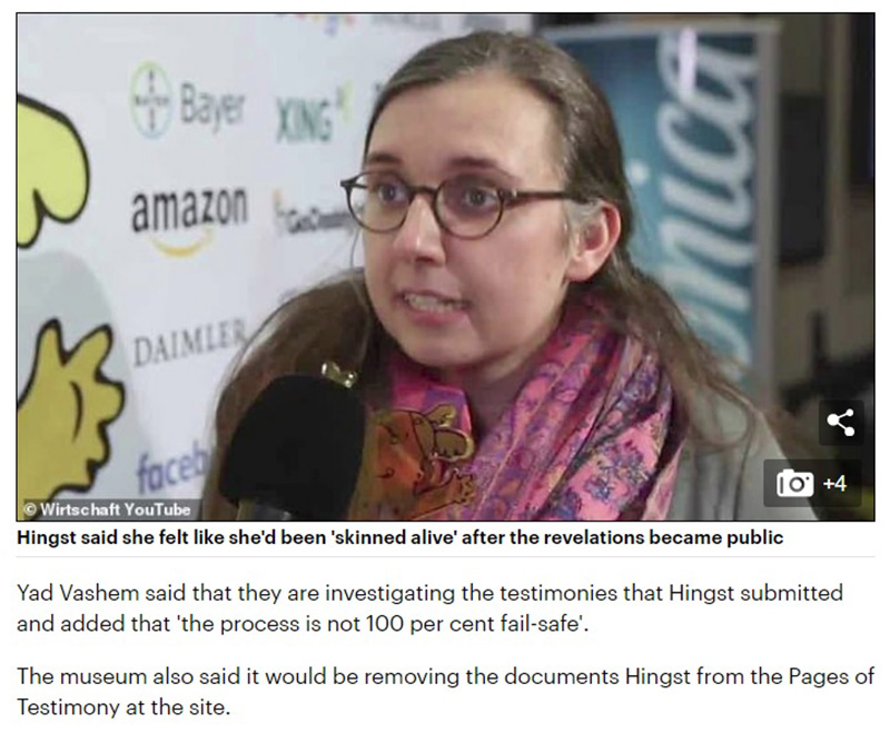 Israel's Yad Vashem Admits List of "Holocaust Victims" Isn't "Accurate" 3 ki83zJo