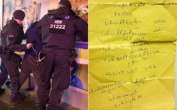 Germany Offers Taxpayer Funded "Flirt Workshops" for Migrant Men 2 cologne polilce arrest