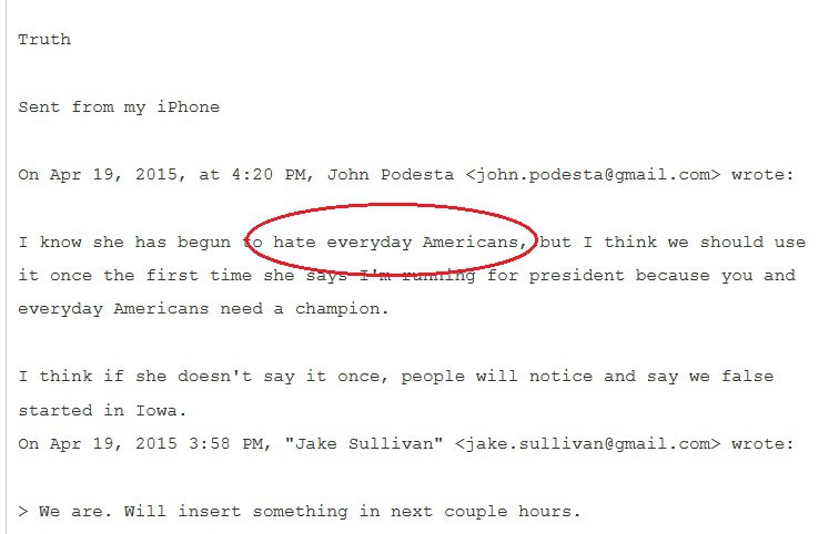 Wikileaks: Hillary Advisors Admit She "HATES EVERYDAY AMERICANS" 2