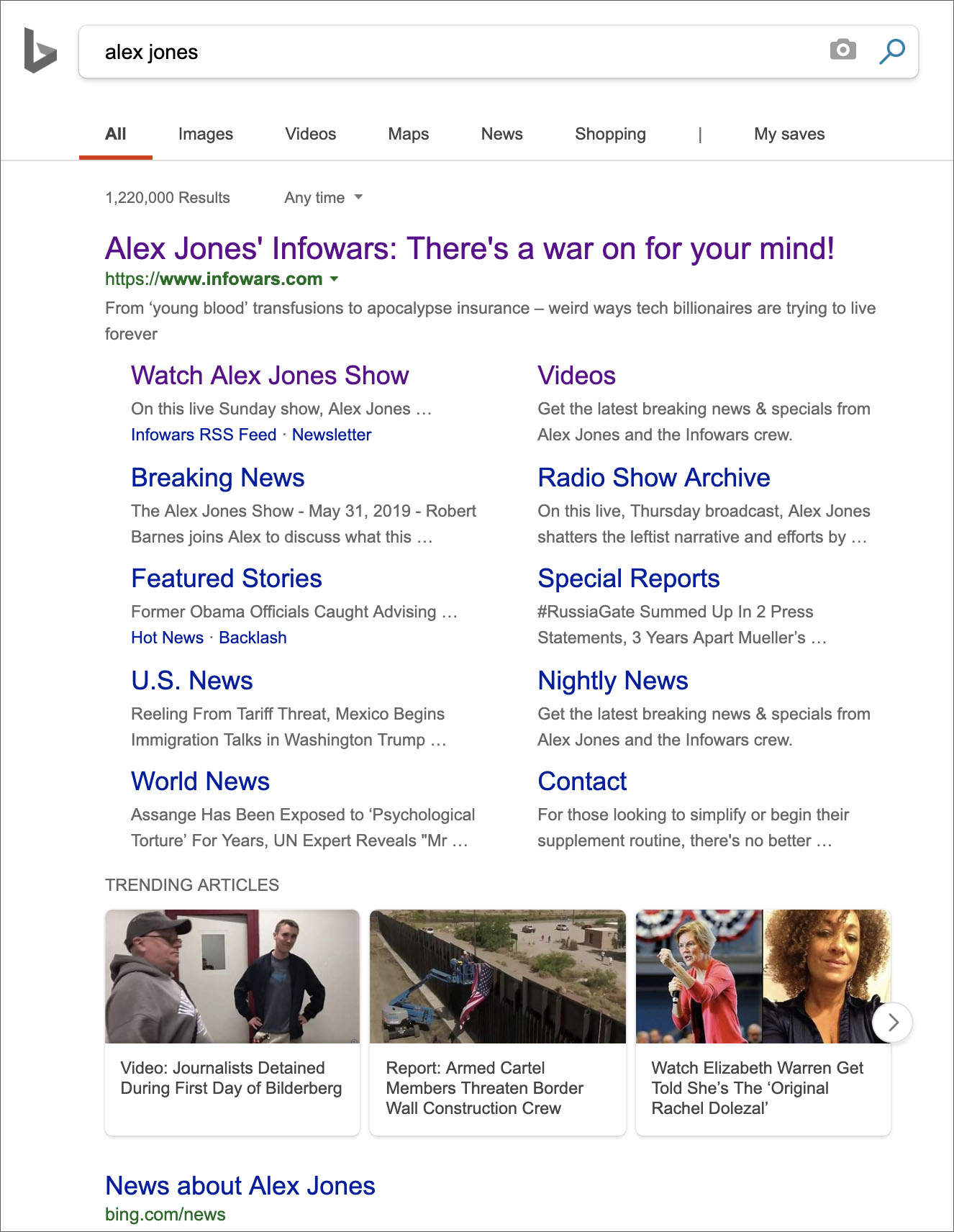 Google De-Lists Alex Jones From Search Results 4 lmMdbzC