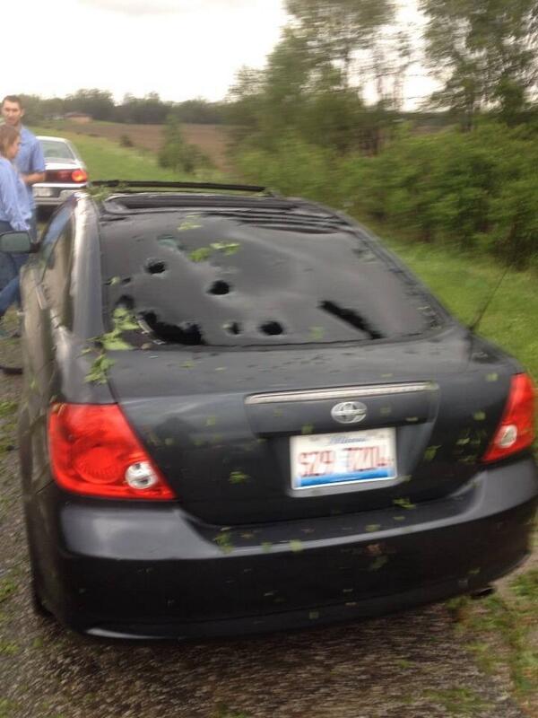Baseball-Sized Hail Storm Hits Nebraska 7 BpP0H05CYAAItWk