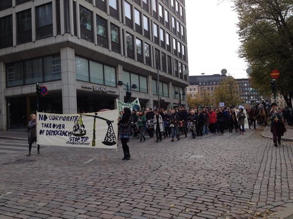 Mass protests slam US-EU trade deal as 'corporate power grab' 3 Bzqi97hIUAA eWM
