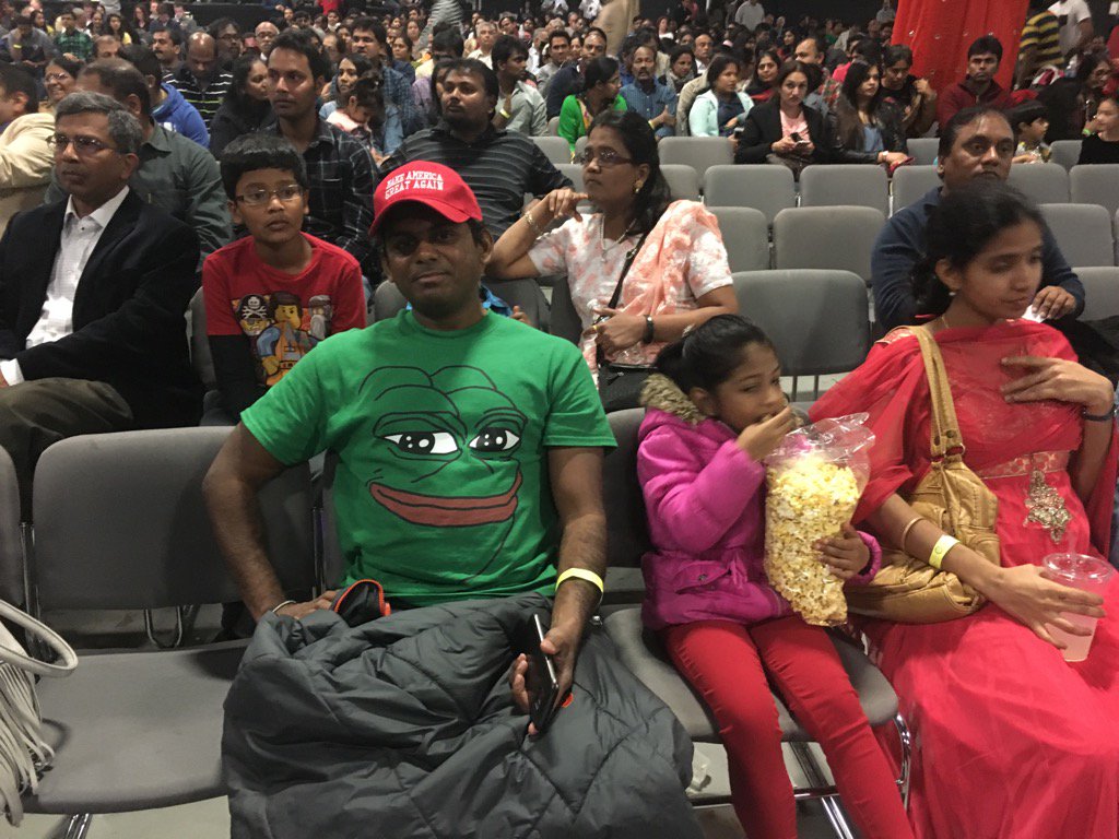 THOUSANDS of INDIANS Attend Trump Speech, ZERO MEDIA COVERAGE! 4 Cu2POLZXEAQW81e