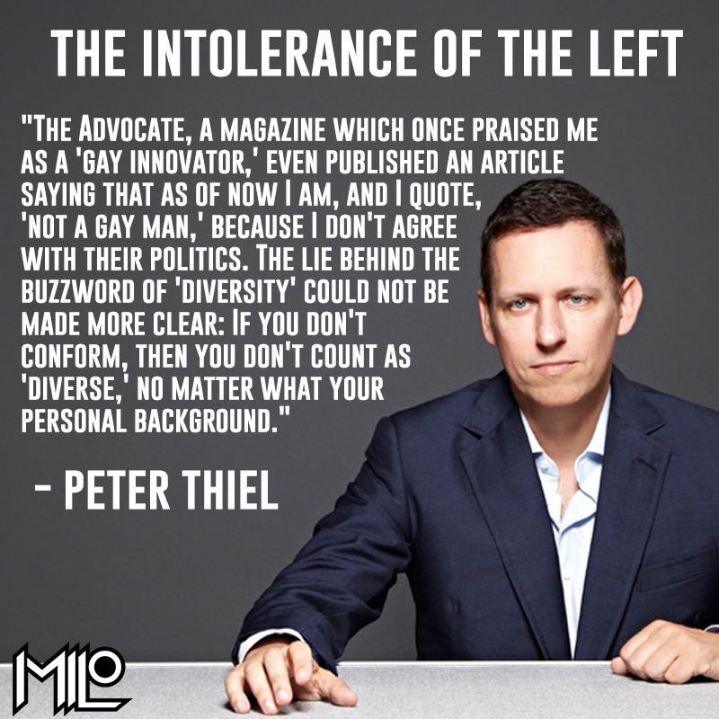 PayPal Founder Blasts "Corrupt Media, Intolerant Left", Defends Trump 2 CwHcJz5UkAA 7Iq