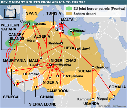 Key facts: Africa to Europe migration 1