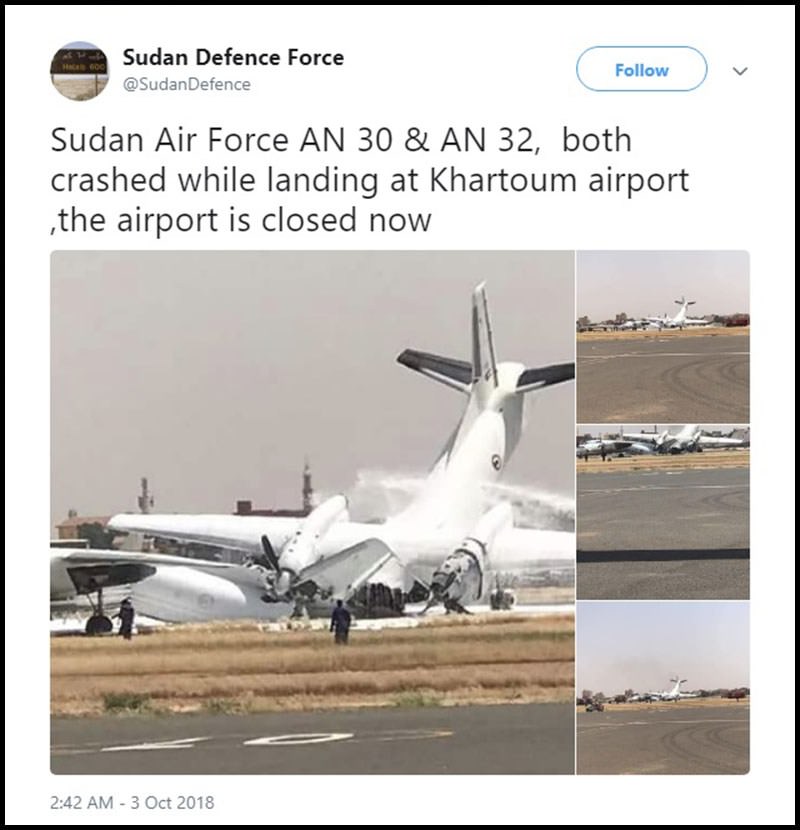 Sudan: Five Aircraft Crashes in 24 Days Kill 21 2 mtUzpVu