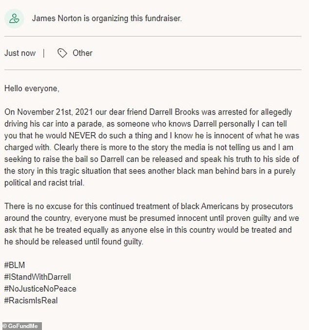 'BLM Supporter' Starts GoFundMe Page For Christmas Parade Massacre Culprit 2 nn2GB7M