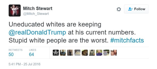 Hillary Strategist Blames “Stupid White People” For Popularity of Trump 2 260716mitch
