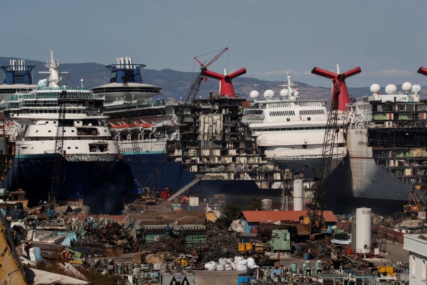 Cruise Ships Dismantled for Scrap Metal as Coronavirus Pandemic sinks industry 2 Cruise ships scrap metal 2