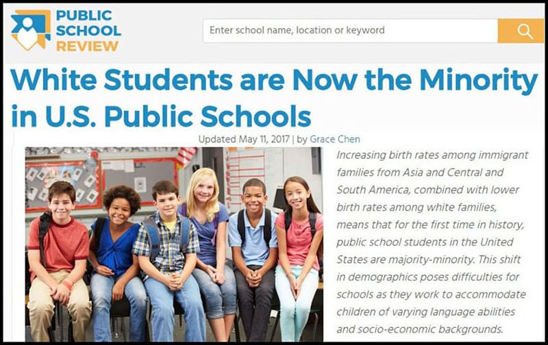 Two-Thirds of Majority Nonwhite US Public School 8th Graders “Not Proficient in Reading or Math” 2