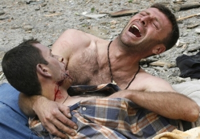 Reuters faked images of Georgian victims allegedly killed by Russian attacks 6 200809010006