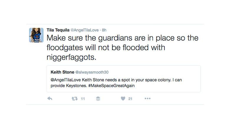 Nazi Asian girl Tila Tequila happy she's pregnant with second half-White child 20 sBt252D