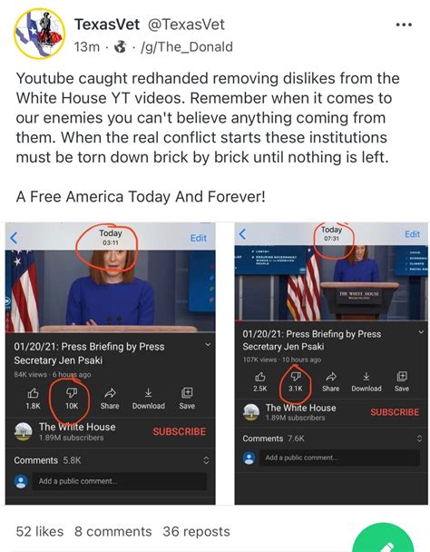 YouTube Removes Dislike Button for Propaganda Outlets and Government channels 2 sSRQOaz