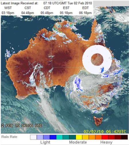 Huge rings appear over Australia, is HAARP involved? 17 2010 0202 Ring