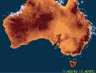 Huge rings appear over Australia, is HAARP involved? 28 2010 0311 OrangeRingOnOnlyRadar2